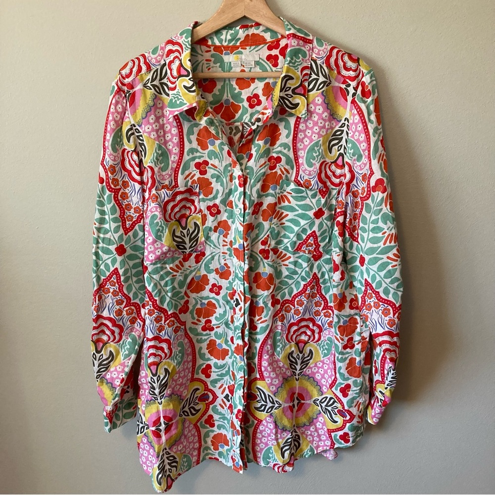 Floral Multicolor Women's Top